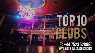 Top 10 Night Clubs in London [upl. by Sitof64]