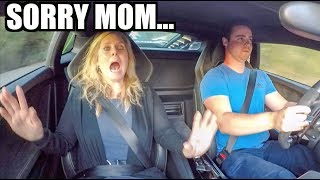 MOM REACTS TO 800HP SUPERCHARGED LAMBORGHINI [upl. by Vere]