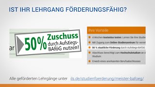 Informationen zum AufstiegsBAföG [upl. by Garate873]