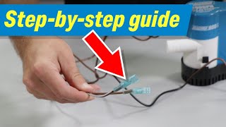 How to Wire an Automatic Bilge Pump to a 3position Switch [upl. by Anissej]