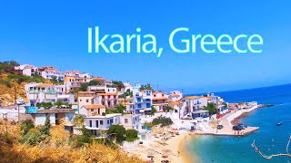 Ikaria Greece  Armenistis  Samos Beach  Cavos bay Resort  Faros Beach  Sights amp Sounds [upl. by Lanuk]