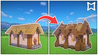 ► How To Transform The Village Cleric House In Minecraft  Survival Build [upl. by Eenaj]