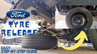 Ford Van Spare Tyre Release This will help you in an emergency and protect from being stolen [upl. by Zeuqram]