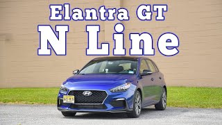 2020 Hyundai Elantra GT N Line Regular Car Reviews [upl. by Hgielram]