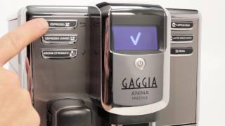 Gaggia Anima Prestige Quick Start Guide [upl. by Kei953]