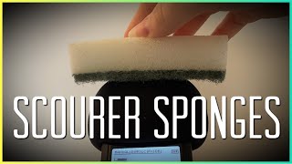 ASMR Scourer Sponge Sounds  Mic Scratching amp Sponge Ripping  No Talking [upl. by Kimball]