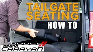 Tailgate Seating  How To  Dodge Grand Caravan  NowCarcom [upl. by Casabonne]