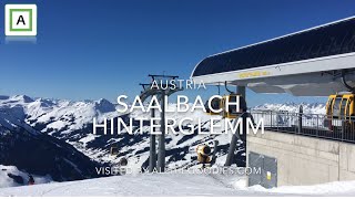 SaalbachHinterglemm ski destination Austria  allthegoodiescom [upl. by Nyladnek]