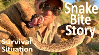 My Rattlesnake Bite Story Venomous Encounter and Experience [upl. by Estren]