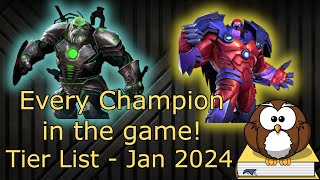 The Future of MCOC Tier Lists UPDATED  January 2024 [upl. by Fiester]