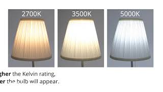 Lighting Color Temperature  Neutral White  3500K [upl. by Lean]