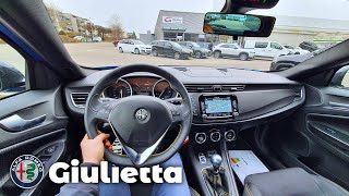 New Alfa Romeo Giulietta 2021 Test Drive Review POV [upl. by Lubet]