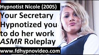 Secretary hypnotized you to sleep Hypnotist Nicole ASMR Hypnosis roleplay [upl. by Lambart]