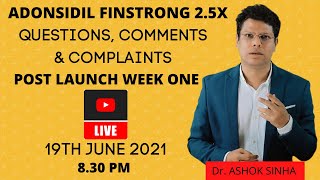 ADONSIDIL FINSTRONG 25X  COMMENTS QUESTIONS amp COMPLAINTS [upl. by Eener976]