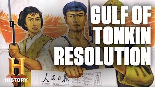 The Gulf of Tonkin Resolution  History [upl. by Naibaf]