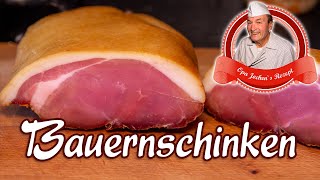 Thüringer Bauernschinken selber machen  geräucherter Schinken  Opa Jochens Rezept [upl. by Serles]