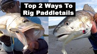 How To Rig Paddletails Jig Head vs Weighted Hook [upl. by Yrelle]