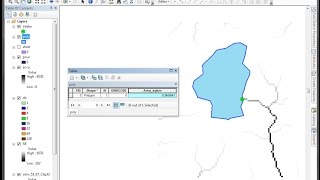 Catchment area using ArcGIS [upl. by Calica]