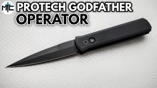 Protech Godfather Operater Automatic Knife  Overview and Review [upl. by Edythe]