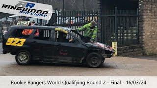 Ringwood Raceway 160324  Rookie Bangers WQR2 Final [upl. by Warwick]