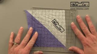 Bloc Loc Half Square Triangle Ruler How To Video [upl. by Eugenia305]