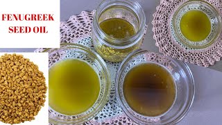 4 Ways To Make Fenugreek Seed Oil [upl. by Cornelie]