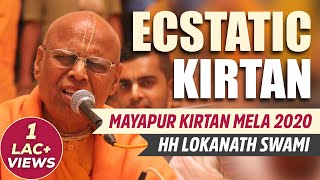 Ecstatic Kirtan  HH Lokanath Swami Maharaj  Mayapur Kirtan Mela 2020 [upl. by Valentino]