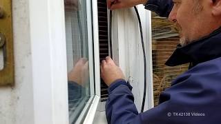 How to replace your double glazed window seals and stop cold draughts [upl. by Rihaz]