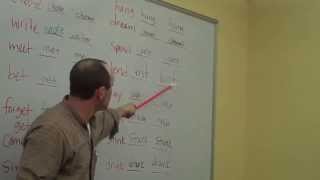 Learn English ESL Irregular Verbs Grammar Rap Song StickStuckStuck with Fluency MC [upl. by Mulligan]