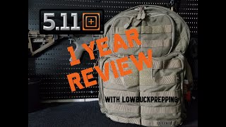 511 Tactical Rush 24 backpack 1 year review [upl. by Aniarrol790]