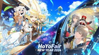 HoYoFair 2024 New Year Genshin Impact amp Honkai Star Rail Fan Art Special Program [upl. by Eelta201]