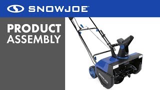 SJ627E  Snow Joe Electric Snow Thrower  Assembly Video [upl. by Nihsfa466]