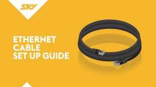 How to connect your MY SKY box to the internet with an Ethernet cable  SKY TV [upl. by Hescock]