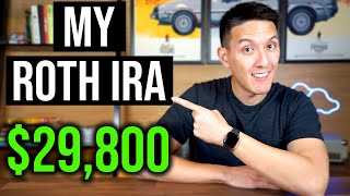 Revealing My Roth IRA Portfolio  How To Pick Investments for YOUR Roth IRA 2022 [upl. by Eyar]