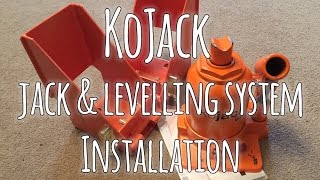 KoJack  Jack amp Levelling system  Installation onto a caravan [upl. by Inuat]