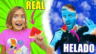 HELADO VS REAL Itarte Vlogs [upl. by Anastasia]