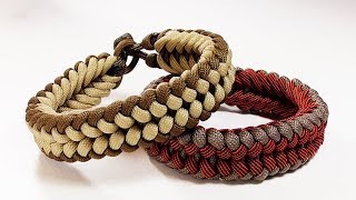 Paracord Braceletquot quotSanctifiedquot Bracelet Design Without Buckle [upl. by Pool]