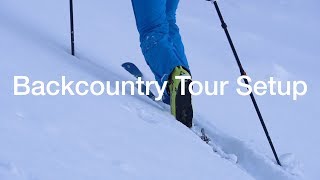 My Medium Weight Backcountry Ski Touring Setup [upl. by Ollecram]