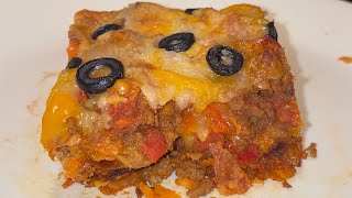 Homemade Dorito Mexican Casserole [upl. by Ylrebmit]