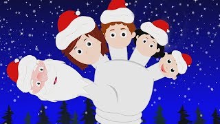 Babbo Natale dito famiglia  Natale canzone  dito famiglia per bambini  Santa Claus Finger Family [upl. by Anayrb162]