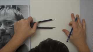 Portrait Drawing for Beginners  Part 1  The Layout [upl. by Osmen]