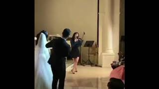 IU perfoming at her backup dancer’s wedding goes viral [upl. by Yecal]