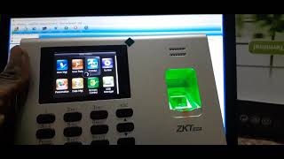 How to CONFIGURE ZK TECO K40Biometrics System [upl. by Herm]