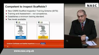 NASC Scaffold Inspections amp Handover Certificates [upl. by Sidell208]