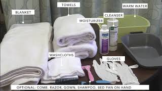 How to Give a Bed Bath  Tips for Caregivers [upl. by Analiese]