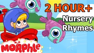 Row Row Row Your Boat   Many More Nursery Rhymes  2 Hour Baby TV  By My Magic Pet Morphle [upl. by Kauffman]