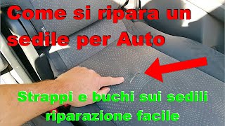 Come si ripara un sedile per Auto [upl. by Adnwahsal]