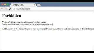 How To Fix 403 Forbidden Error  Hosting Tuition [upl. by France]