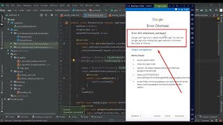 Error 403 disalloweduseragent  Webview Android Studio [upl. by Ekralc]