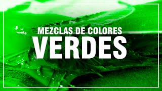 CÓMO HACER EL COLOR VERDE ✅ Mezclas de Colores Fácil 🎨 [upl. by Happy]